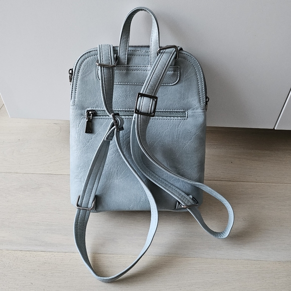 S-Q Vegan Leather Maggie Convertible Backpack - Picture 2 of 6